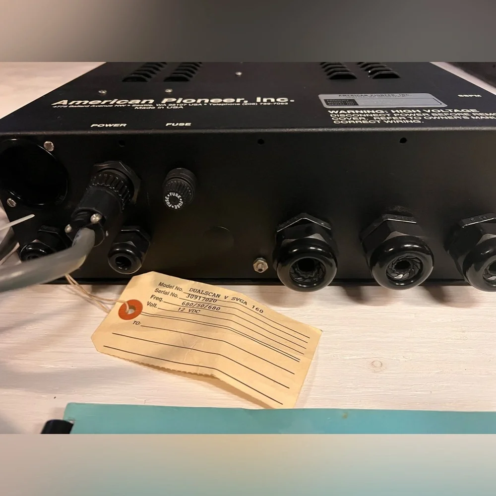 Marine Sonar American Pioneer dual scan v160 boat equipment